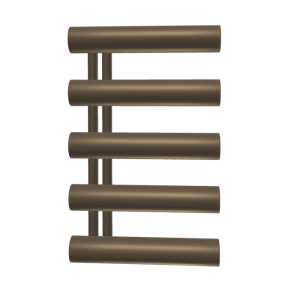 Aramis - Designer Towel Radiator - Cappuccino - 1155 x 500mm